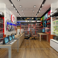 Thiết kế cửa hàng máy tính anh Thi- Hà Giang